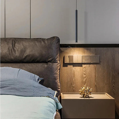Nordic Black Double Cylinder Pendant Light - Decorbites