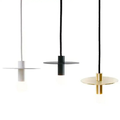 Nordic black iron pendant light with minimalist white black and gold cylindrical shades for dining room decorbites iron pendant