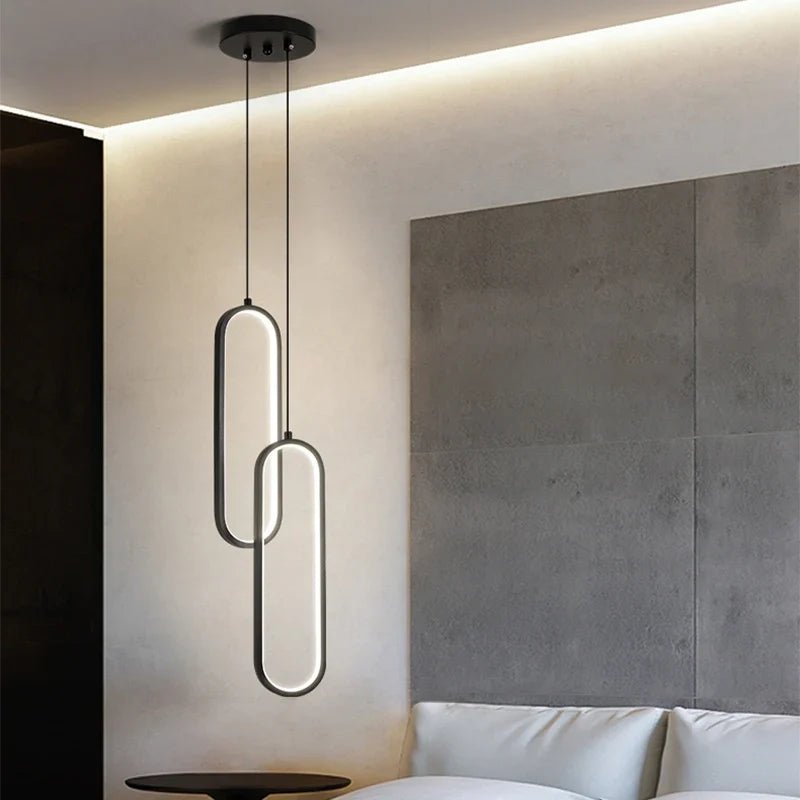 Nordic Black Metal Pendant Light Fixture - Decorbites