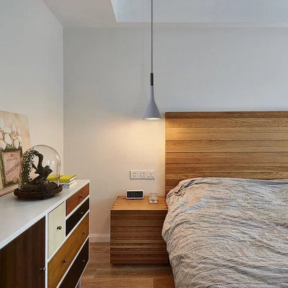 Nordic Black Metal Pendant Light With E27 Socket - Decorbites
