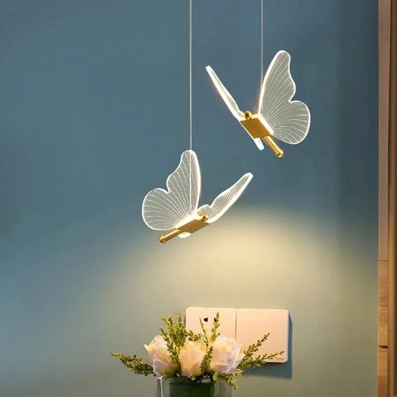 Nordic Butterfly Metal Pendant Light - Decorbites
