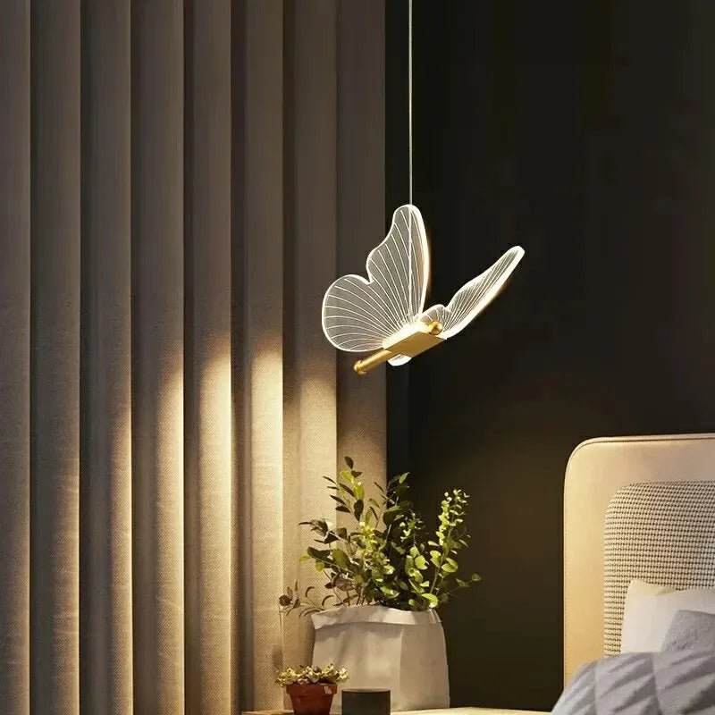 Nordic Butterfly Metal Pendant Light - Decorbites