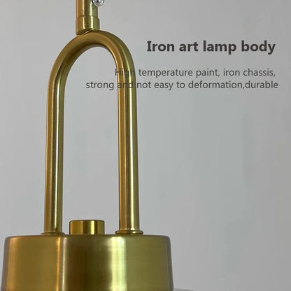 Nordic Clear Glass Pendant Light With Minimalist Shade - Decorbites