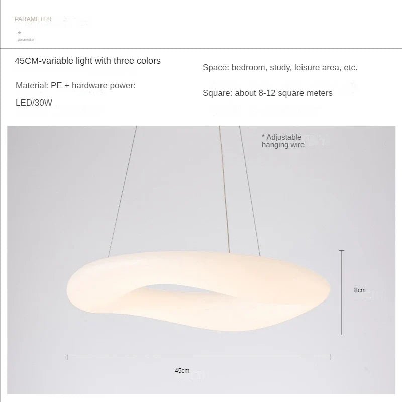 Nordic Cloud White Pendant Light - Decorbites