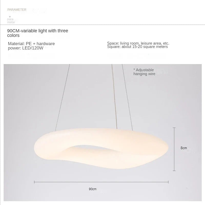 Nordic Cloud White Pendant Light - Decorbites