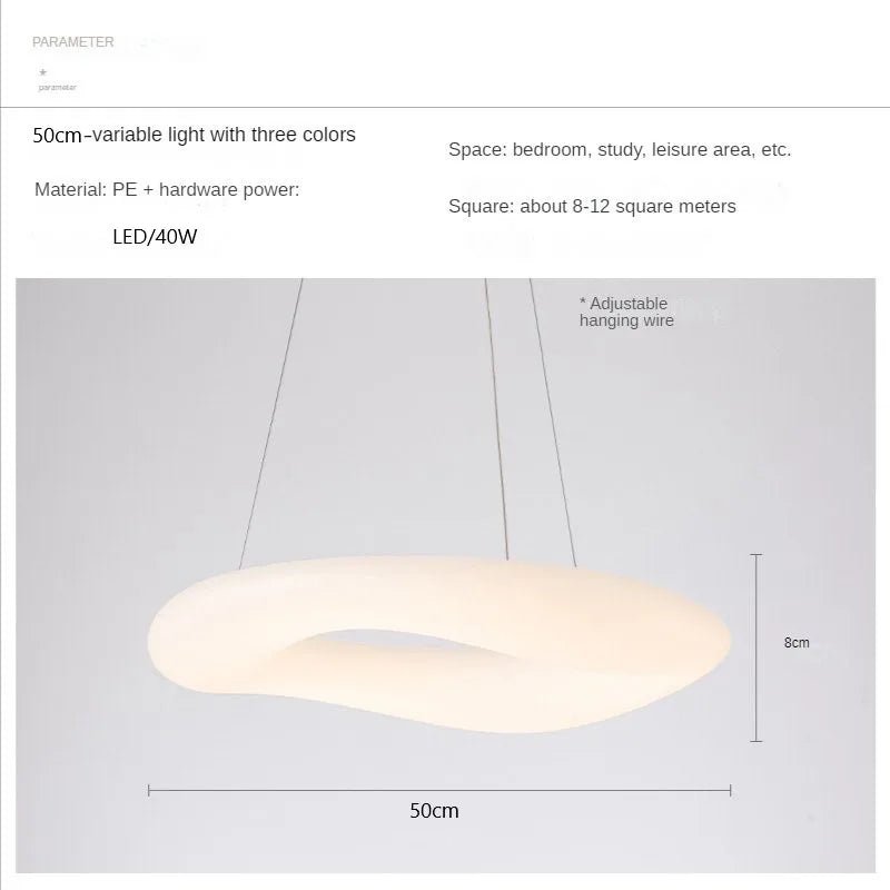 Nordic Cloud White Pendant Light - Decorbites