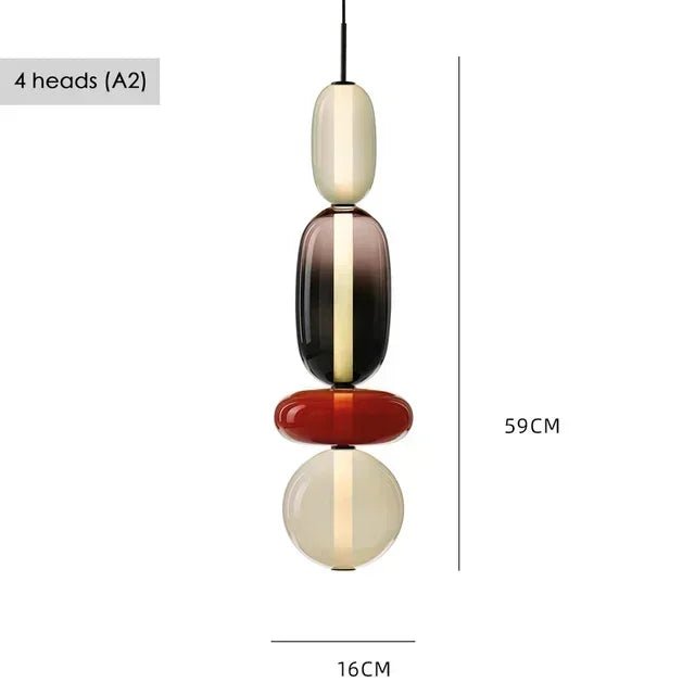 Nordic Colored Glass Pendant Light - Decorbites
