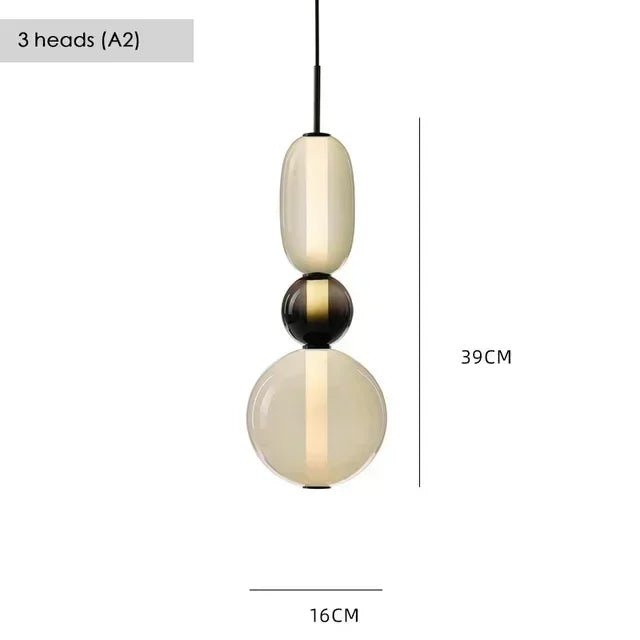 Nordic Colored Glass Pendant Light - Decorbites