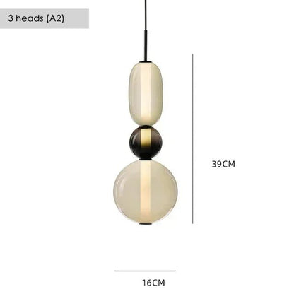 Nordic Colored Glass Pendant Light - Decorbites