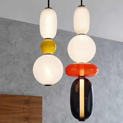 Nordic Colored Glass Pendant Light - Decorbites