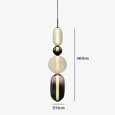 Nordic Colored Glass Pendant Light - Decorbites