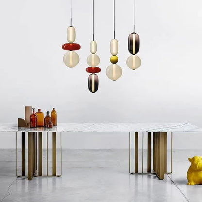 Nordic Colored Glass Pendant Light - Decorbites