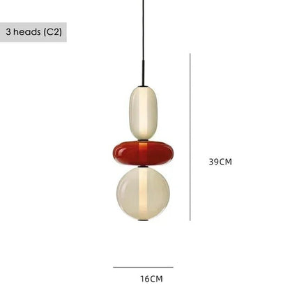 Nordic Colored Glass Pendant Light - Decorbites