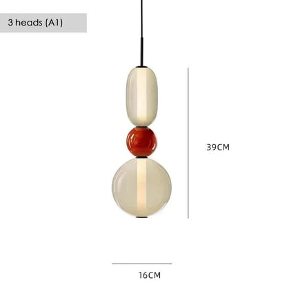 Nordic Colored Glass Pendant Light - Decorbites