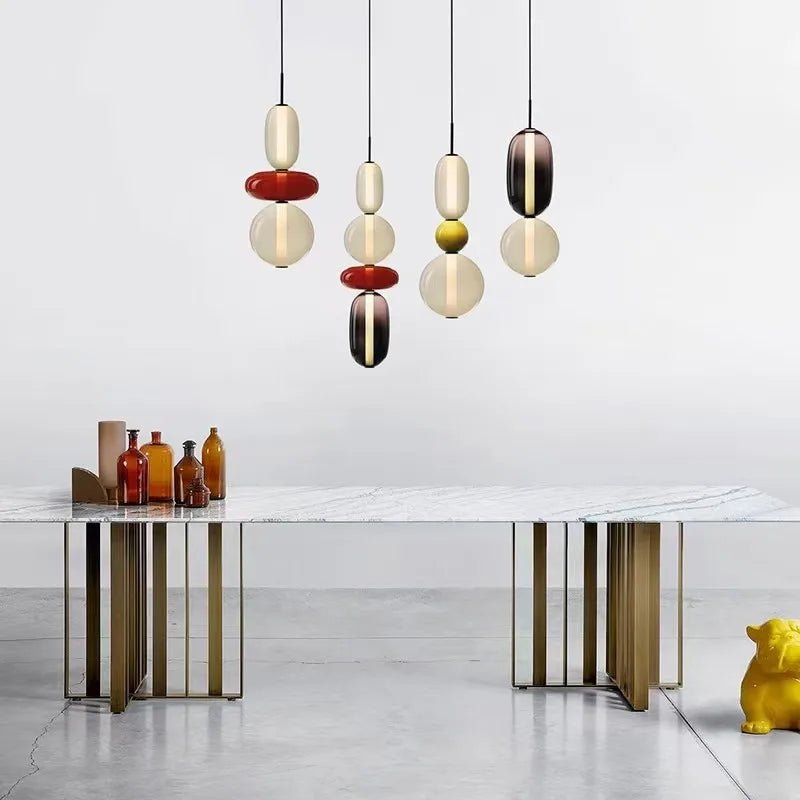 Nordic Colored Glass Pendant Light - Decorbites