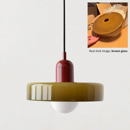 Nordic Colorful Glass Pendant Light 35Cm - Decorbites