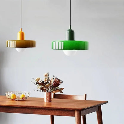 Nordic Colorful Glass Pendant Light 35Cm - Decorbites