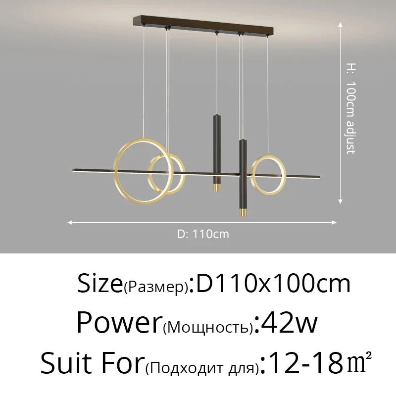Nordic Contemporary Metal LED Pendant Light - Decorbites