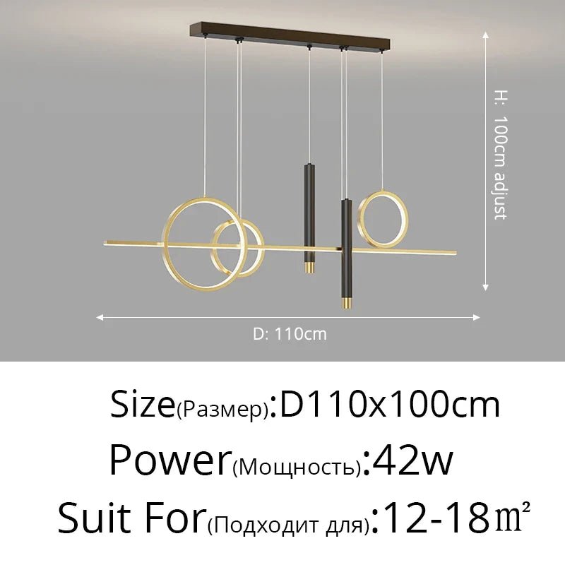 Nordic Contemporary Metal LED Pendant Light - Decorbites