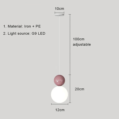 Nordic Cream Metal Pendant Light - Decorbites