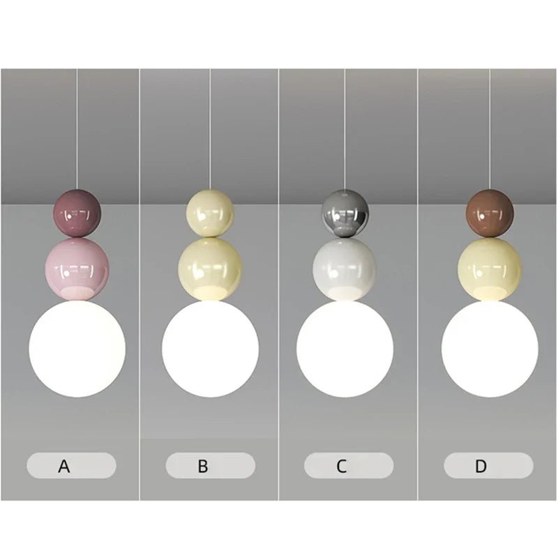 Nordic Cream Metal Pendant Light - Decorbites
