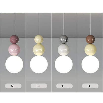 Nordic Cream Metal Pendant Light - Decorbites