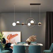 Iron Long Chandelier