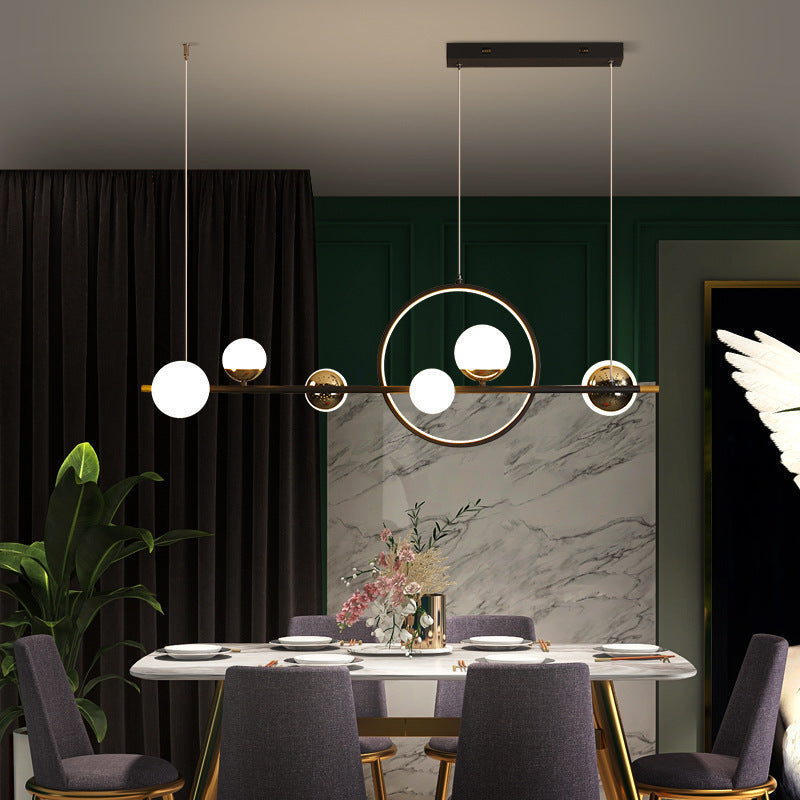 Iron Long Chandelier
