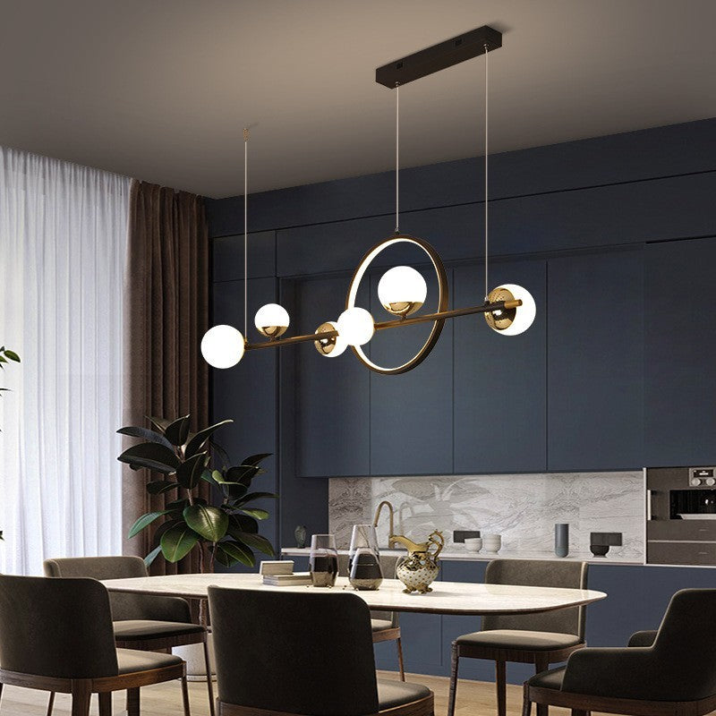 Iron Long Chandelier
