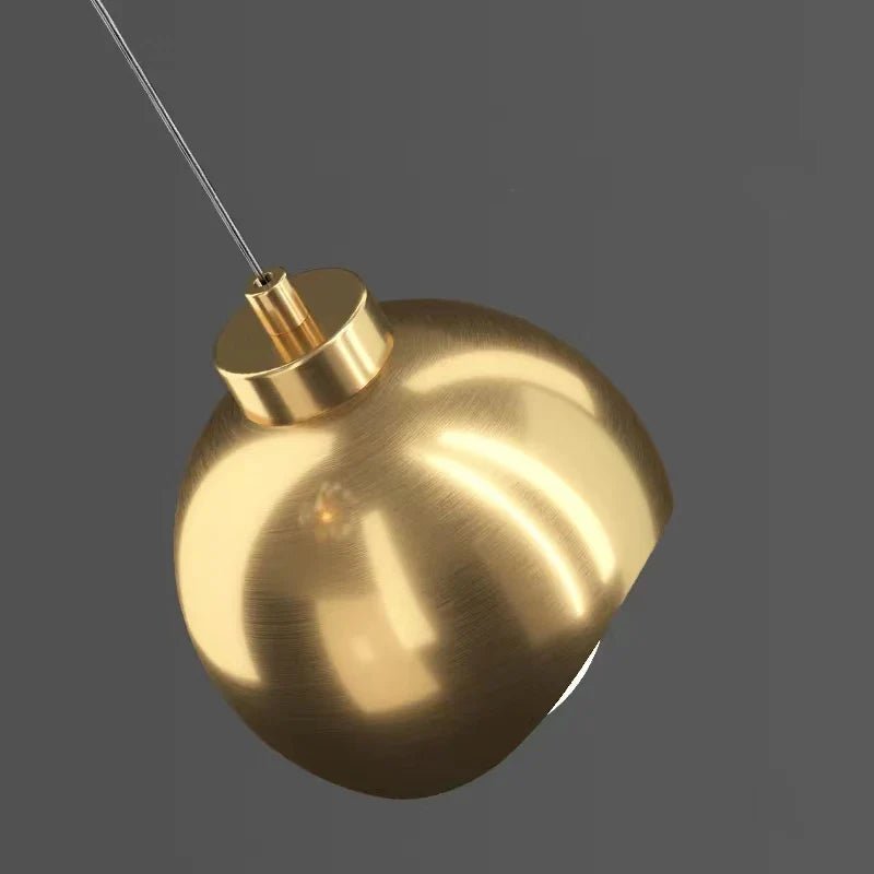 Nordic Crystal Line Pendant Light in Gold or Black - Decorbites