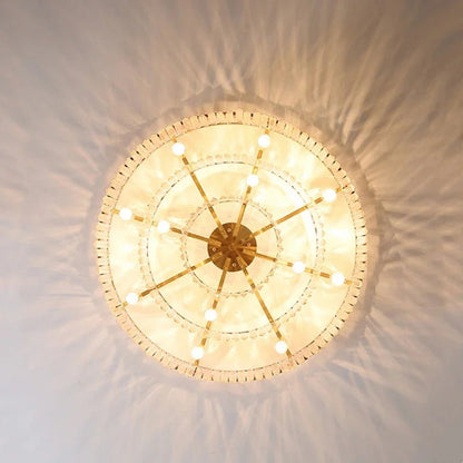 Nordic Crystal Pendant Light in Black or Gold - Decorbites