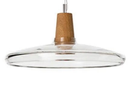 Nordic Glass and Wood Pendant Light - Decorbites