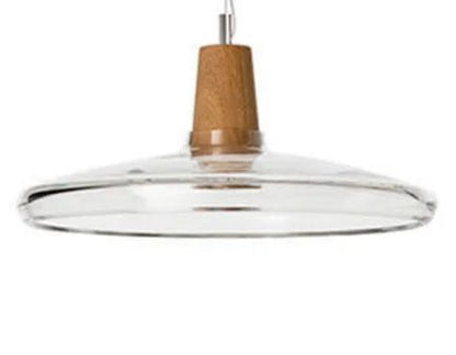 Nordic Glass and Wood Pendant Light - Decorbites