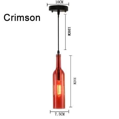 Nordic Glass Beer Bottle Pendant Light - Decorbites