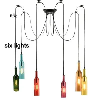 Nordic Glass Beer Bottle Pendant Light - Decorbites