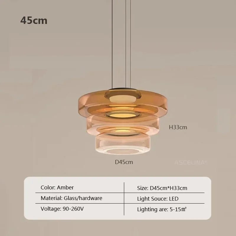 Nordic Glass Pendant Light in Green or Gray - Decorbites