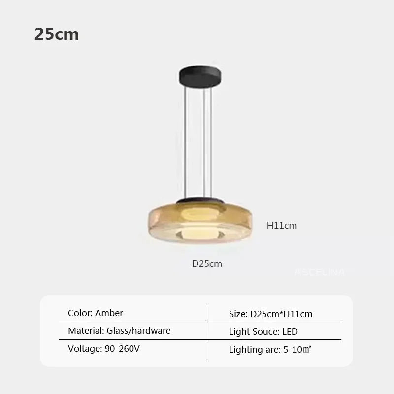 Nordic Glass Pendant Light in Green or Gray - Decorbites