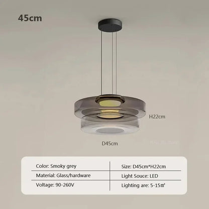 Nordic Glass Pendant Light in Green or Gray - Decorbites