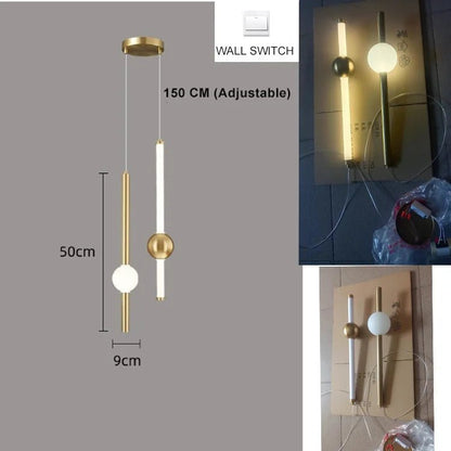 Nordic Gold 4-Globe Metal Pendant Light - Decorbites