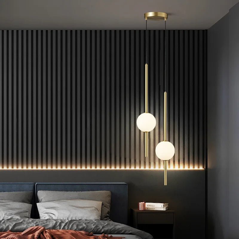 Nordic Gold 4-Globe Metal Pendant Light - Decorbites