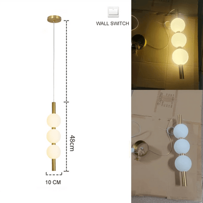Nordic Gold 4-Globe Metal Pendant Light - Decorbites