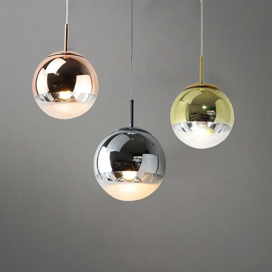 Nordic Gold Ball Pendant Light - Decorbites