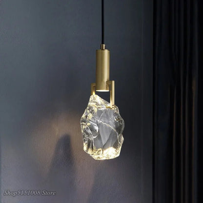 Nordic Gold Crystal Pendant Light - Decorbites