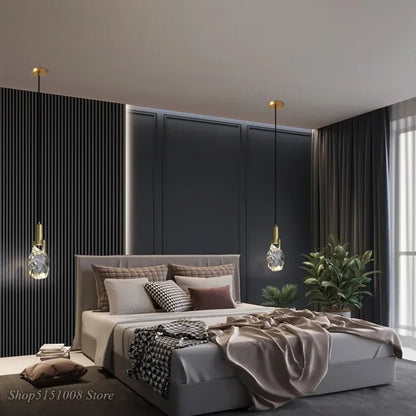 Nordic Gold Crystal Pendant Light - Decorbites