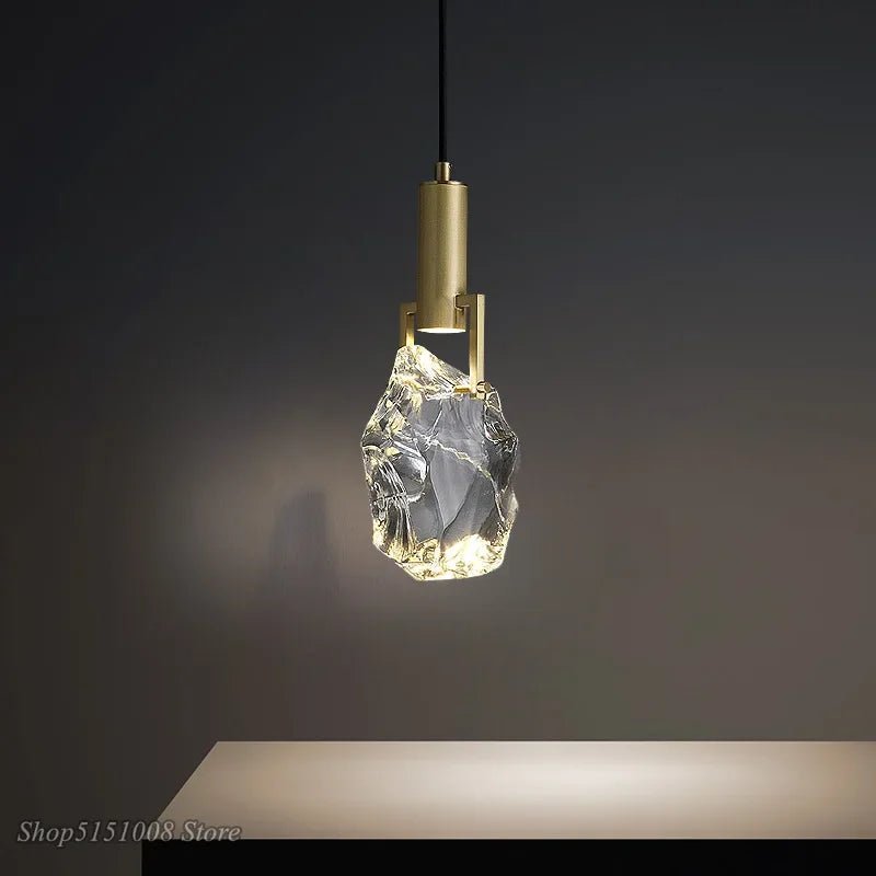 Nordic Gold Crystal Pendant Light - Decorbites