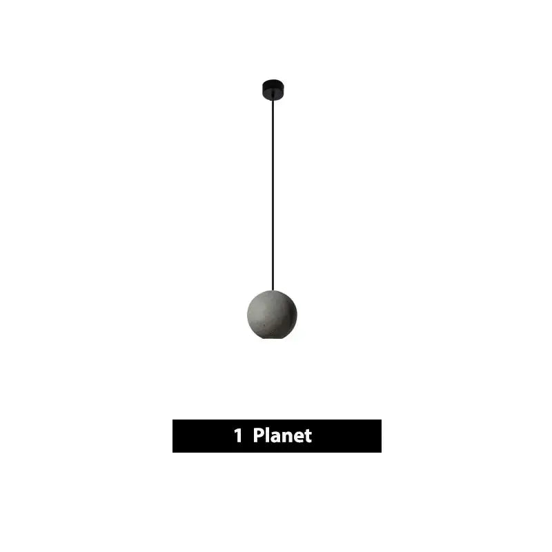 Minimalist black pendant light with matte gray spherical shade from decorbites cement pendant light for dining room decor