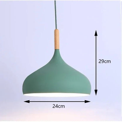 Nordic Industrial Colorful Metal Pendant Light - Decorbites