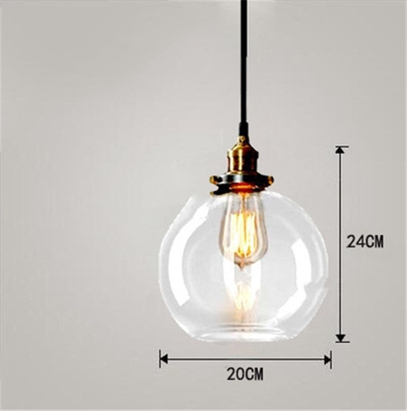 Glass Nordic Bedroom Chandelier