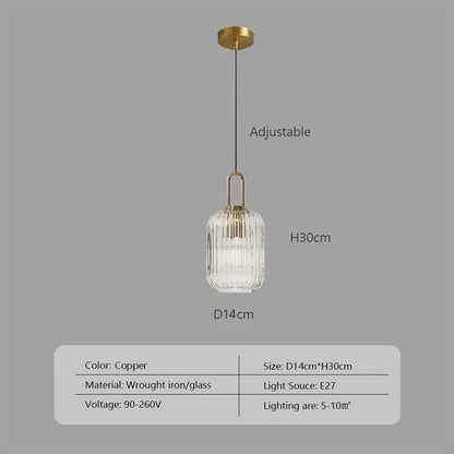Nordic Japanese Glass Pendant Light - Decorbites