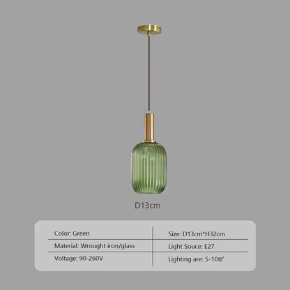 Nordic Japanese Glass Pendant Light - Decorbites